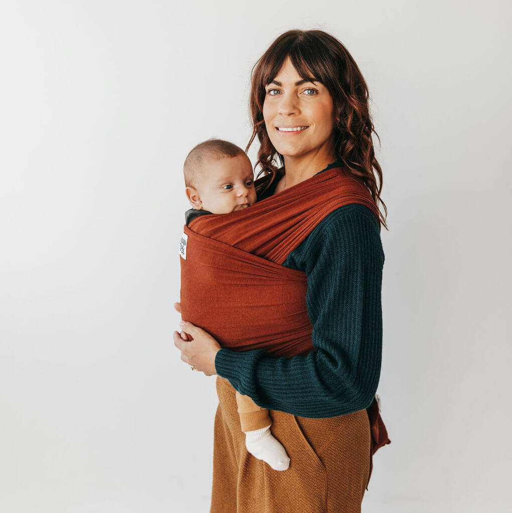 Beluga Baby - Beluga Baby Stretchy Wrap - Chestnut * Ships in 1 - 2 weeks * - Cloth and Carry