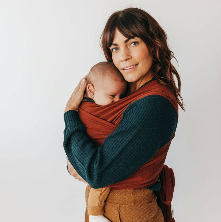 Beluga Baby - Beluga Baby Stretchy Wrap - Chestnut * Ships in 1 - 2 weeks * - Cloth and Carry