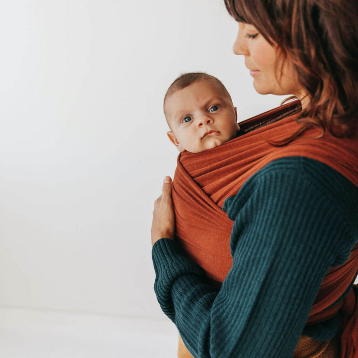 Beluga Baby - Beluga Baby Stretchy Wrap - Chestnut * Ships in 1 - 2 weeks * - Cloth and Carry
