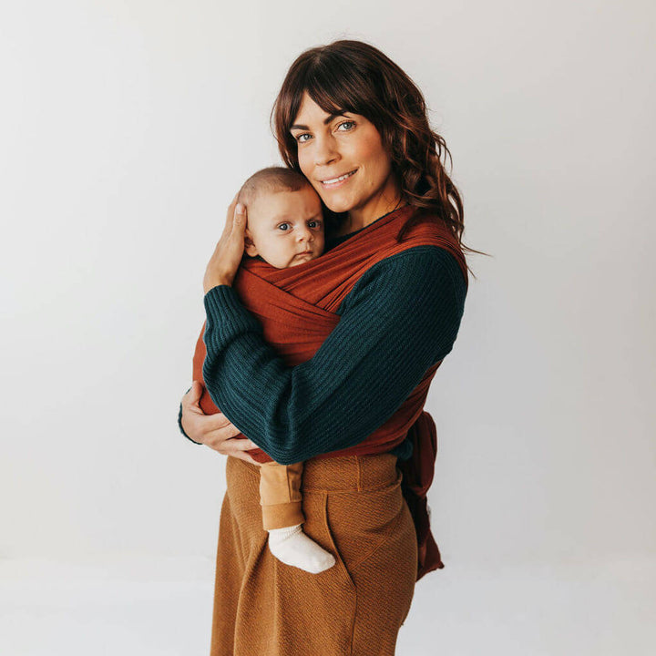 Beluga Baby - Beluga Baby Stretchy Wrap - Chestnut * Ships in 1 - 2 weeks * - Cloth and Carry