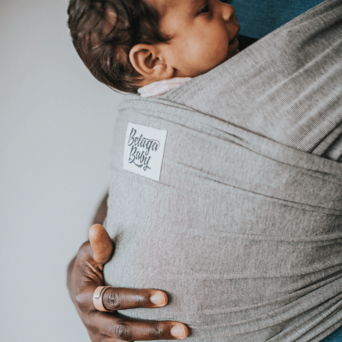 Beluga Baby - Beluga Baby Stretchy Wrap - McKenzie * Ships in 1 - 2 weeks * - Cloth and Carry
