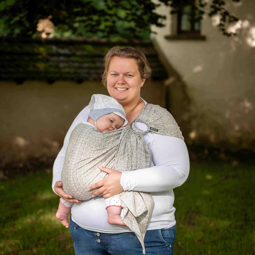 Didymos - Didymos Ring Sling - Prima Pebble (100% Cotton) * Ships in two weeks * - Cloth and Carry
