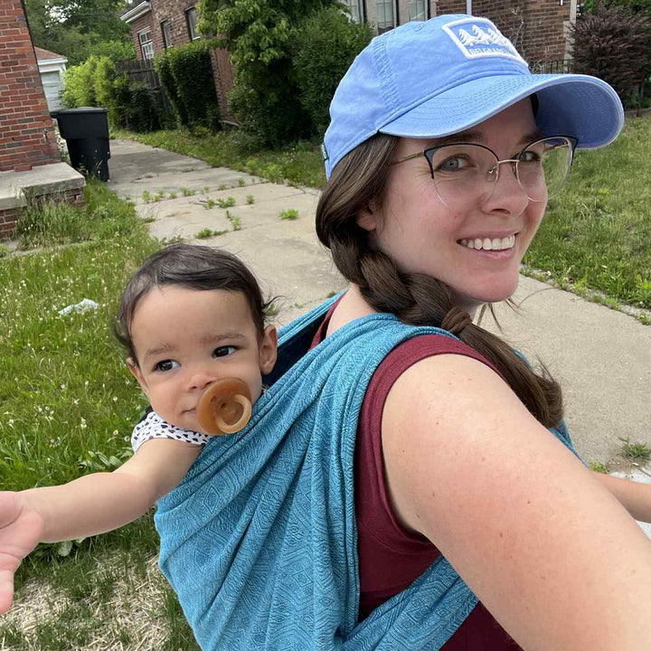 Didymos - Didymos Baby Sling Woven Wrap - Mystic Petrol 1975 (Cotton/Hemp) * Ships in two weeks * - Cloth and Carry