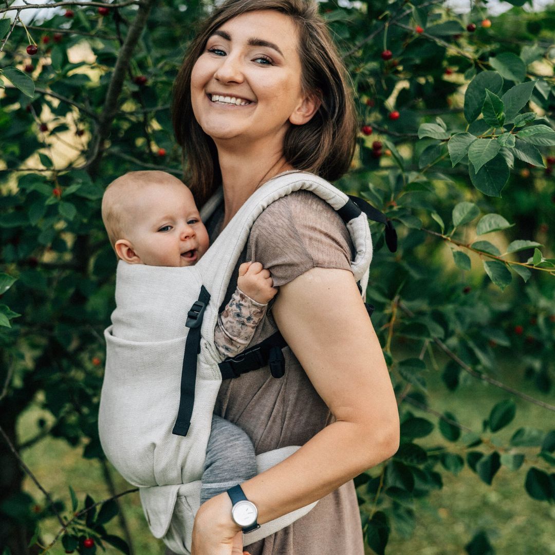 LennyLamb - LennyLight Baby Carrier - Arrow Whisper (100% Linen) - Cloth and Carry