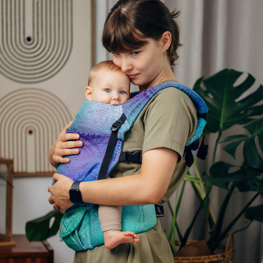 LennyLamb - LennyLight Baby Carrier - Peacock's Tail Fantasy * Ships in 2 - 3 weeks * - Cloth and Carry