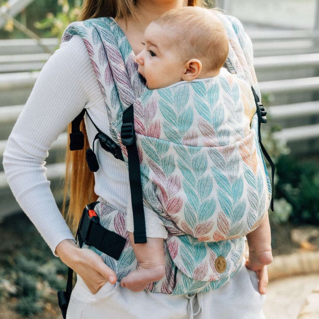LennyLamb - LennyLight Baby Carrier - Tangled Plait (100% Cotton) - Cloth and Carry