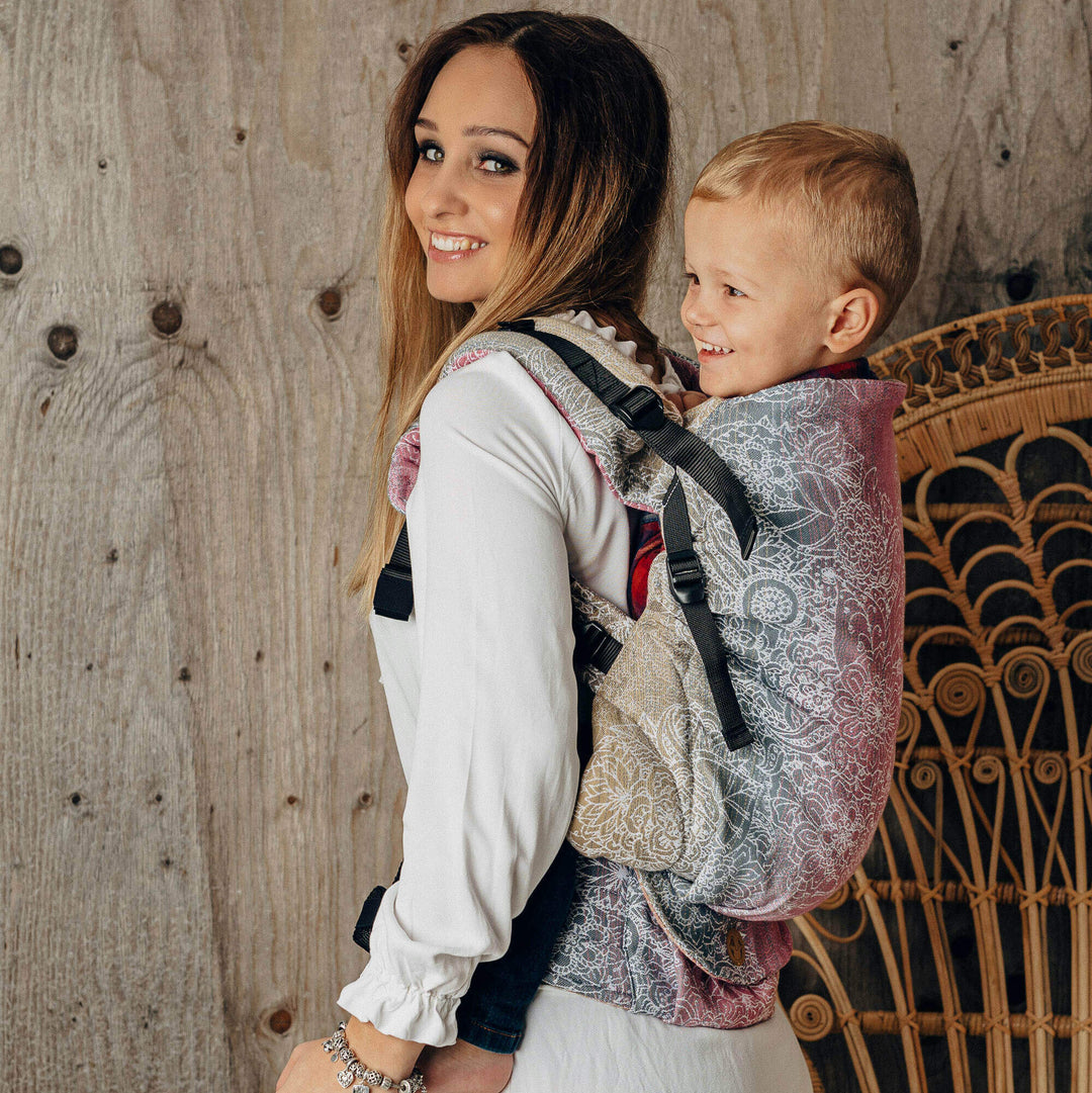 LennyLamb - LennyPreschool Carrier - Wild Wine Vineyard (100% Cotton) - Cloth and Carry