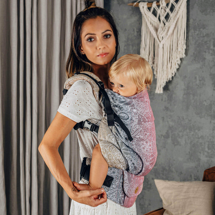 LennyLamb - LennyPreschool Carrier - Wild Wine Vineyard (100% Cotton) - Cloth and Carry