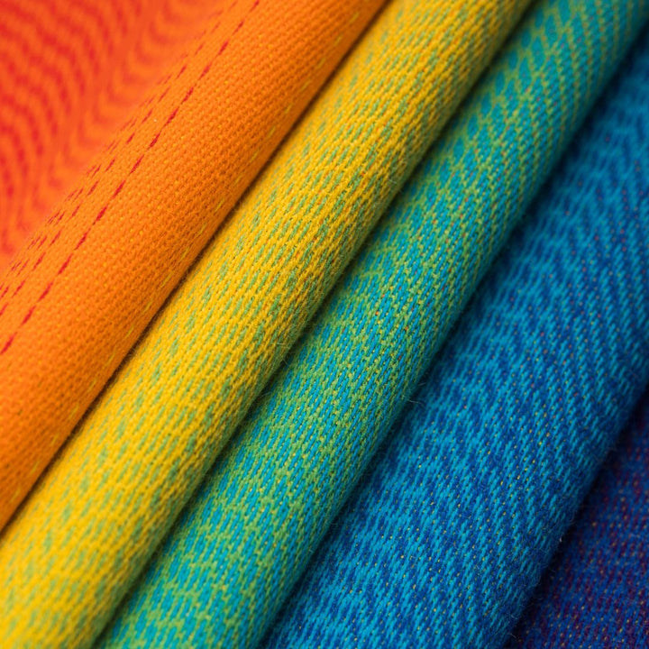 LennyLamb - LennyLamb Baby Sling Woven Wrap - Rainbow Baby (100% Cotton) - Cloth and Carry