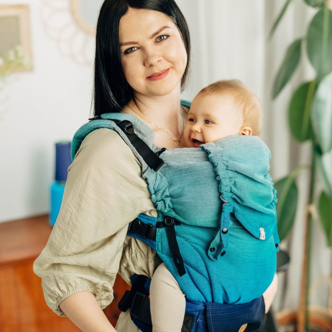 LennyLamb Upgrade Cotton Baby Carrier Airglow Cloth and Carry
