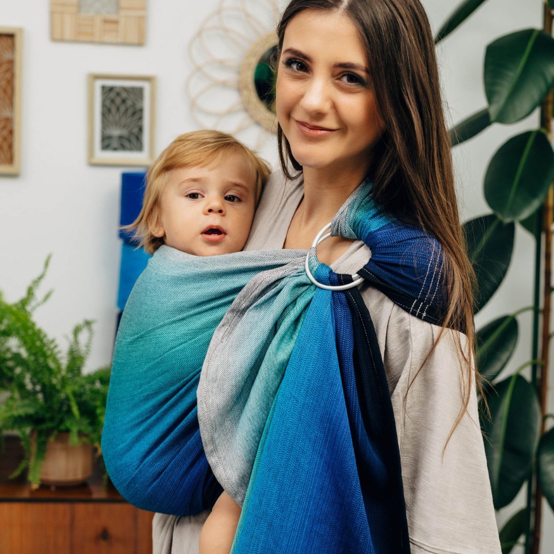 LennyLamb-LennyLamb Ring Sling - Airglow (100% Cotton) - Cloth and Carry