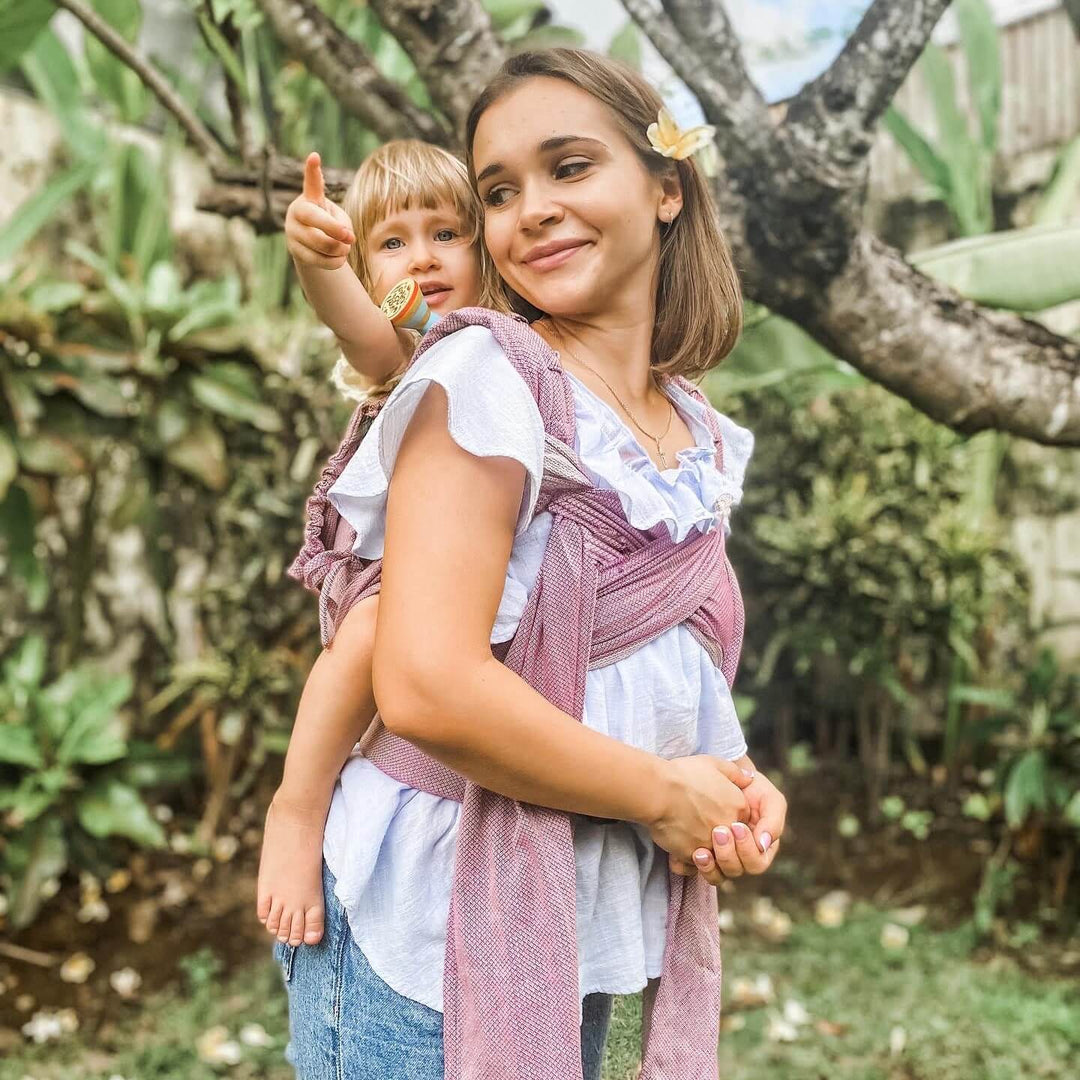 Neko Slings-Neko Slings Half Buckle Carrier - Cotton Candy - Toddler Size *PRE-ORDER* - Cloth and Carry
