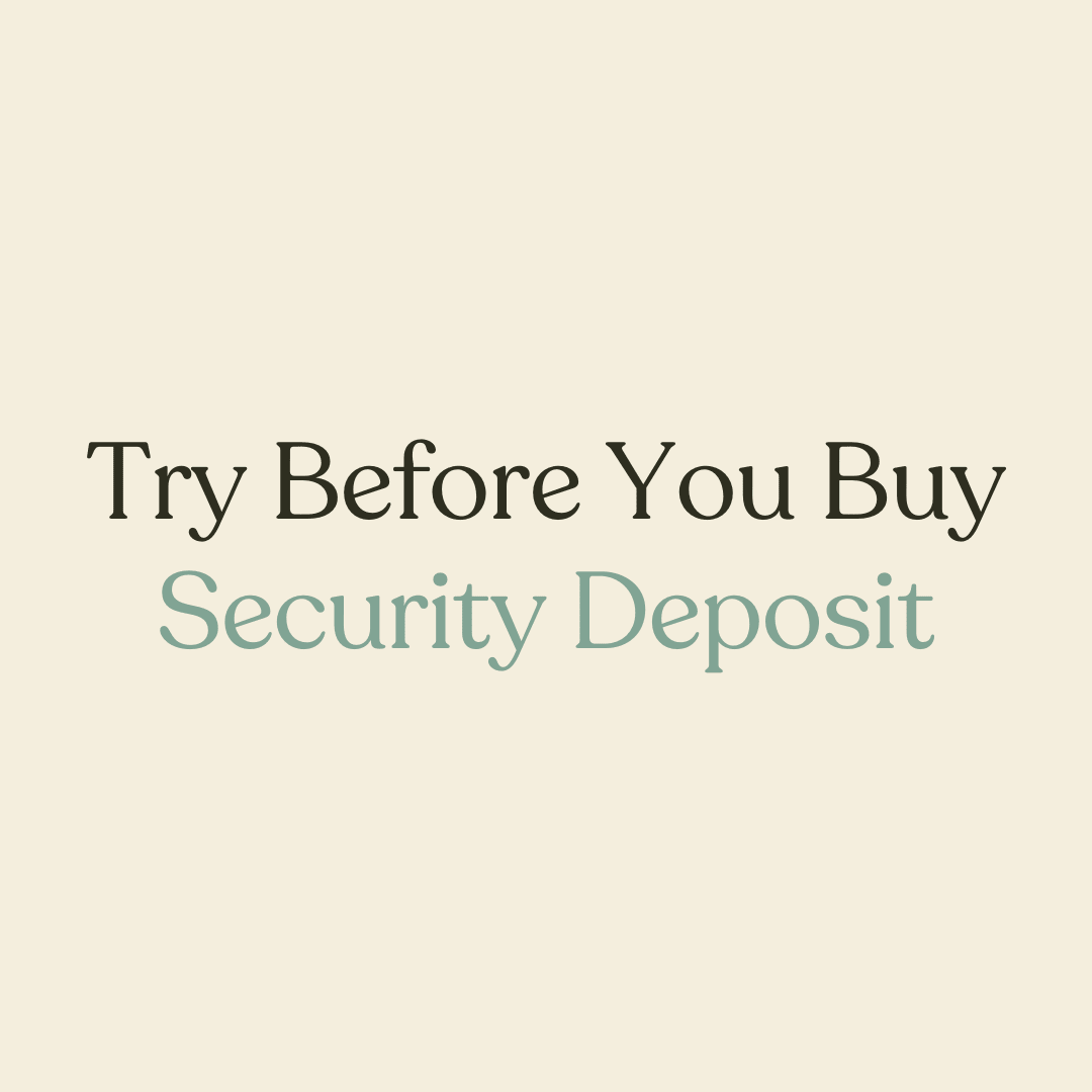 Cloth and Carry - Security Deposit - Cloth and Carry