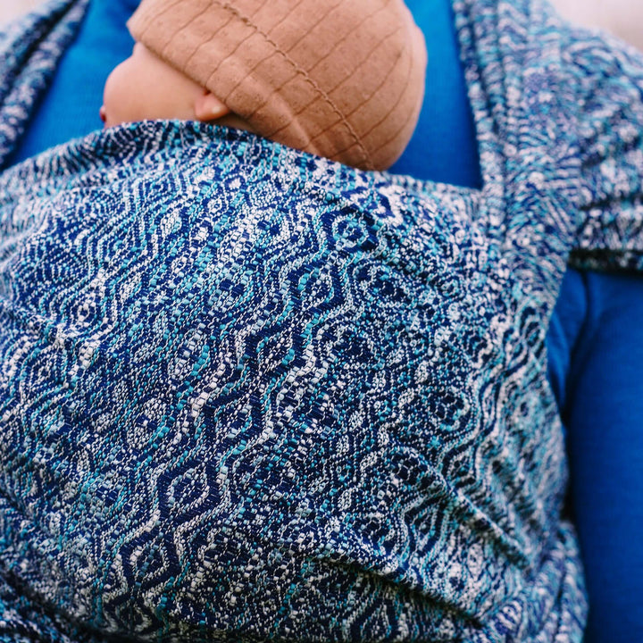 Didymos - Didymos Baby Sling Woven Wrap - Hedwych Hearts - Ocean Soul * PREORDER * - Cloth and Carry