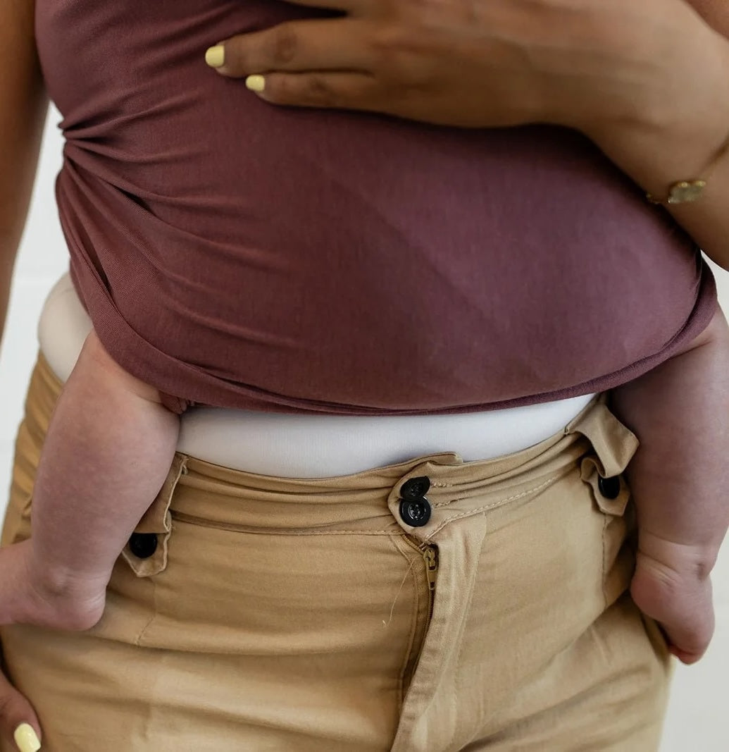 Beluga Baby Stretchy Wrap - Mulberry