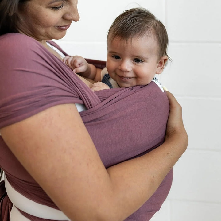 Beluga Baby Stretchy Wrap - Mulberry