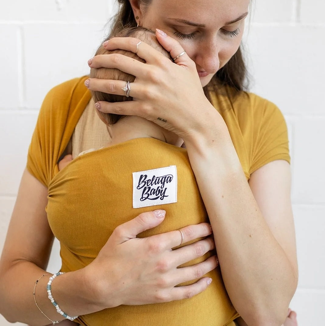 Beluga Baby Stretchy Wrap - Prairie Gold