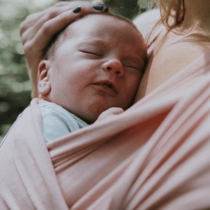 Beluga Baby - Beluga Baby Stretchy Wrap - Lillian (Blush) - Cloth and Carry