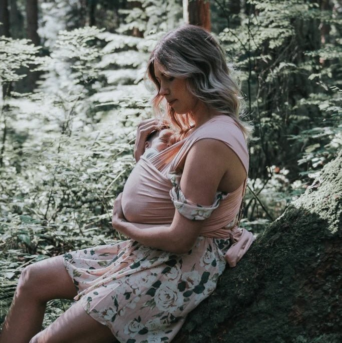 Beluga Baby - Beluga Baby Stretchy Wrap - Lillian (Blush) - Cloth and Carry