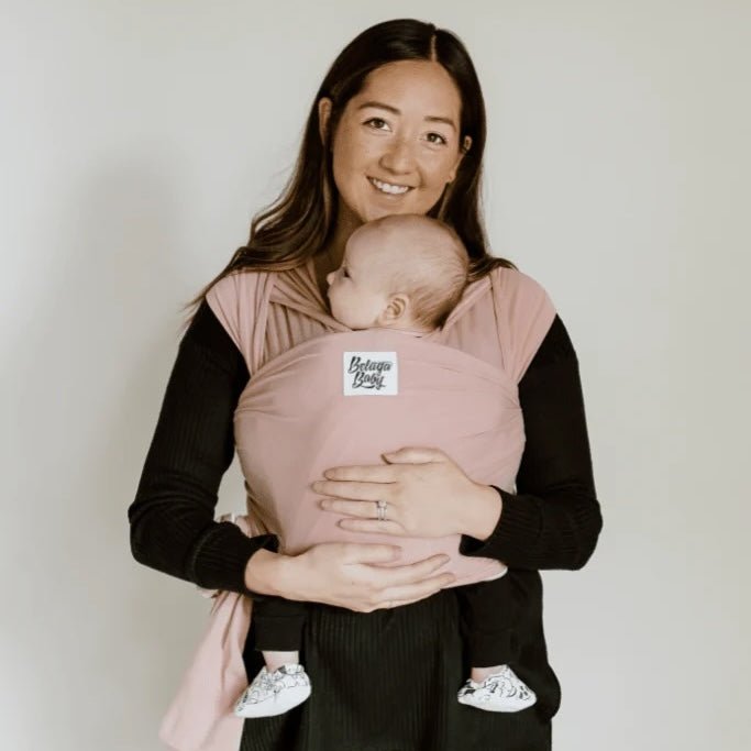 Beluga Baby - Beluga Baby Stretchy Wrap - Lillian (Blush) - Cloth and Carry