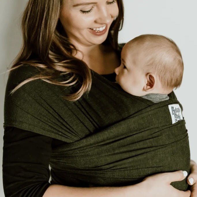 Beluga Baby - Beluga Baby Stretchy Wrap - Jessica (Heather Green) - Cloth and Carry