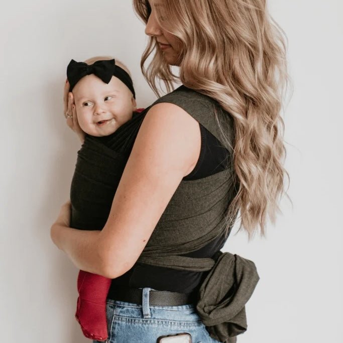 Beluga Baby - Beluga Baby Stretchy Wrap - Jessica (Heather Green) - Cloth and Carry