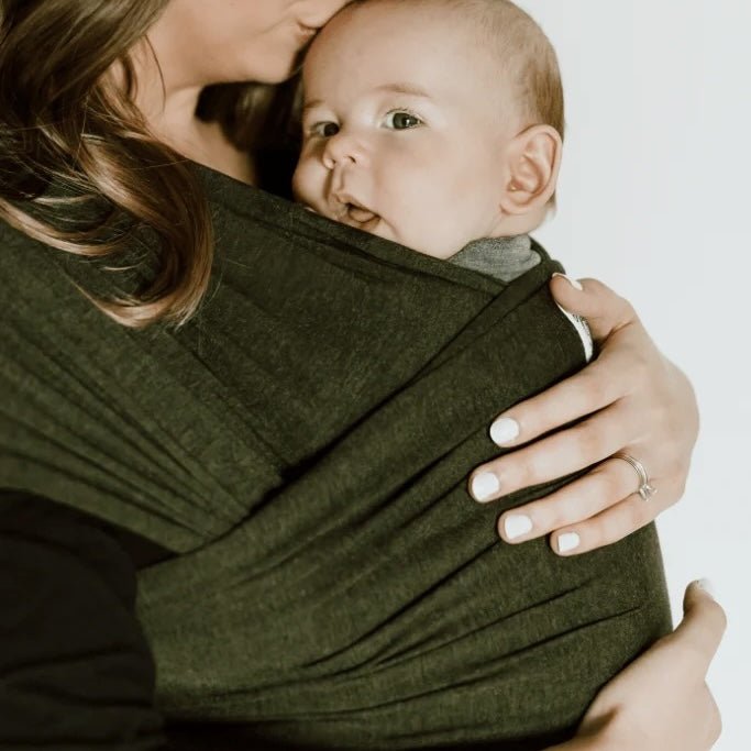 Beluga Baby - Beluga Baby Stretchy Wrap - Jessica (Heather Green) - Cloth and Carry