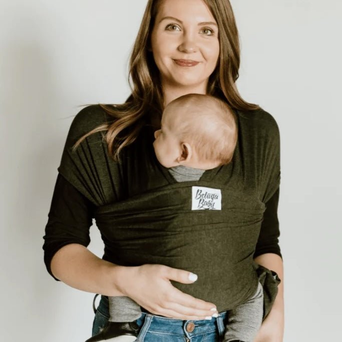 Beluga Baby - Beluga Baby Stretchy Wrap - Jessica (Heather Green) - Cloth and Carry