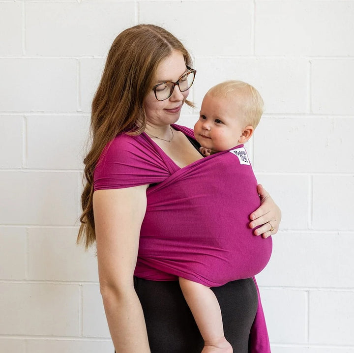 Beluga Baby Stretchy Wrap - Raspberry Glow (Magenta)