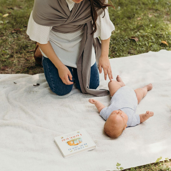 Boba-Boba Newborn Stretchy Wrap - Grey - Cloth and Carry