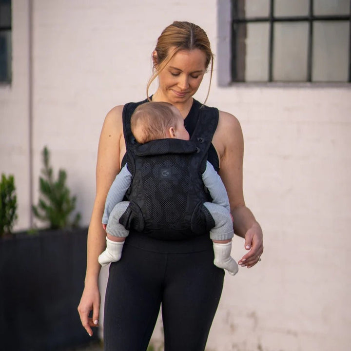 Carifit - Carifit+ Multi - Position Core Baby Carrier - Black Leopard - Cloth and Carry