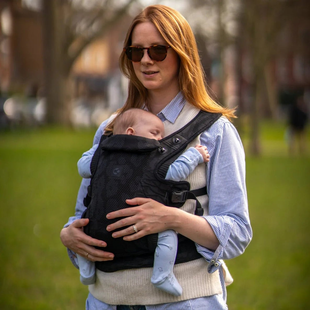 Carifit - Carifit+ Multi - Position Core Baby Carrier - Black Leopard - Cloth and Carry