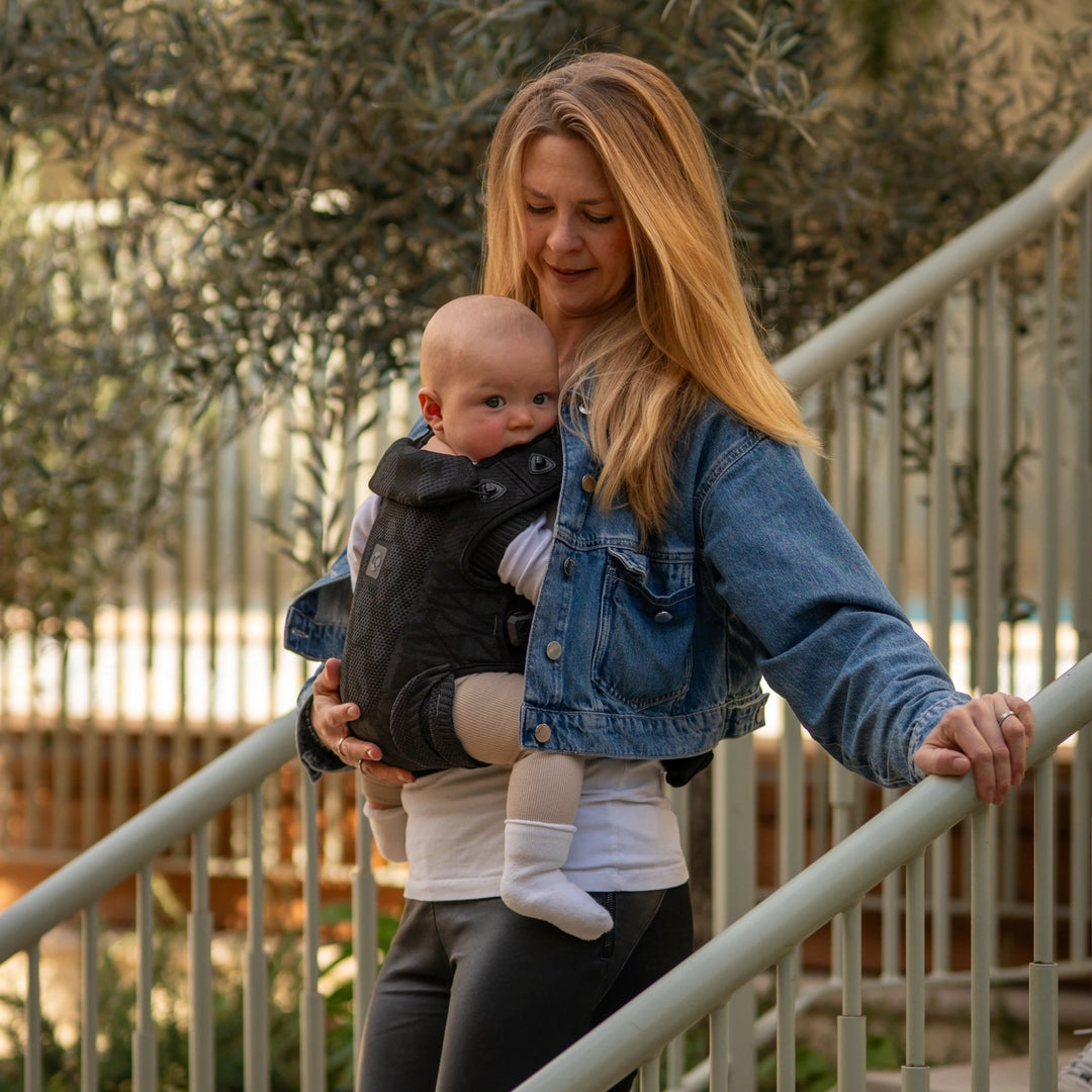 Carifit - Carifit+ Multi - Position Core Baby Carrier - Black Leopard - Cloth and Carry