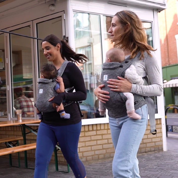 Carifit - Carifit+ Multi - Position Baby Carrier - Cool Grey - Cloth and Carry