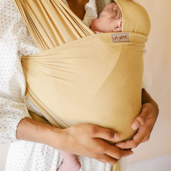 Chekoh Newborn Stretchy Wrap - Camel *PRE-ORDER*