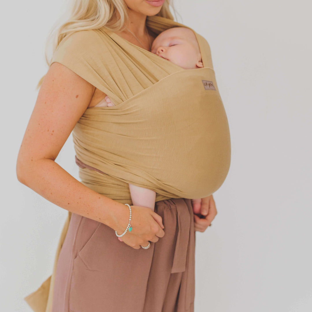 Chekoh Newborn Stretchy Wrap - Camel *PRE-ORDER*