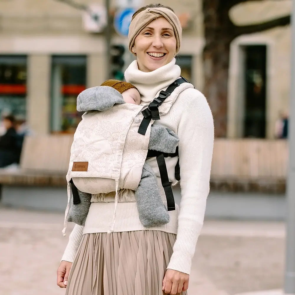 DidyFix Baby Carrier by Didymos - Magic Forest Almond