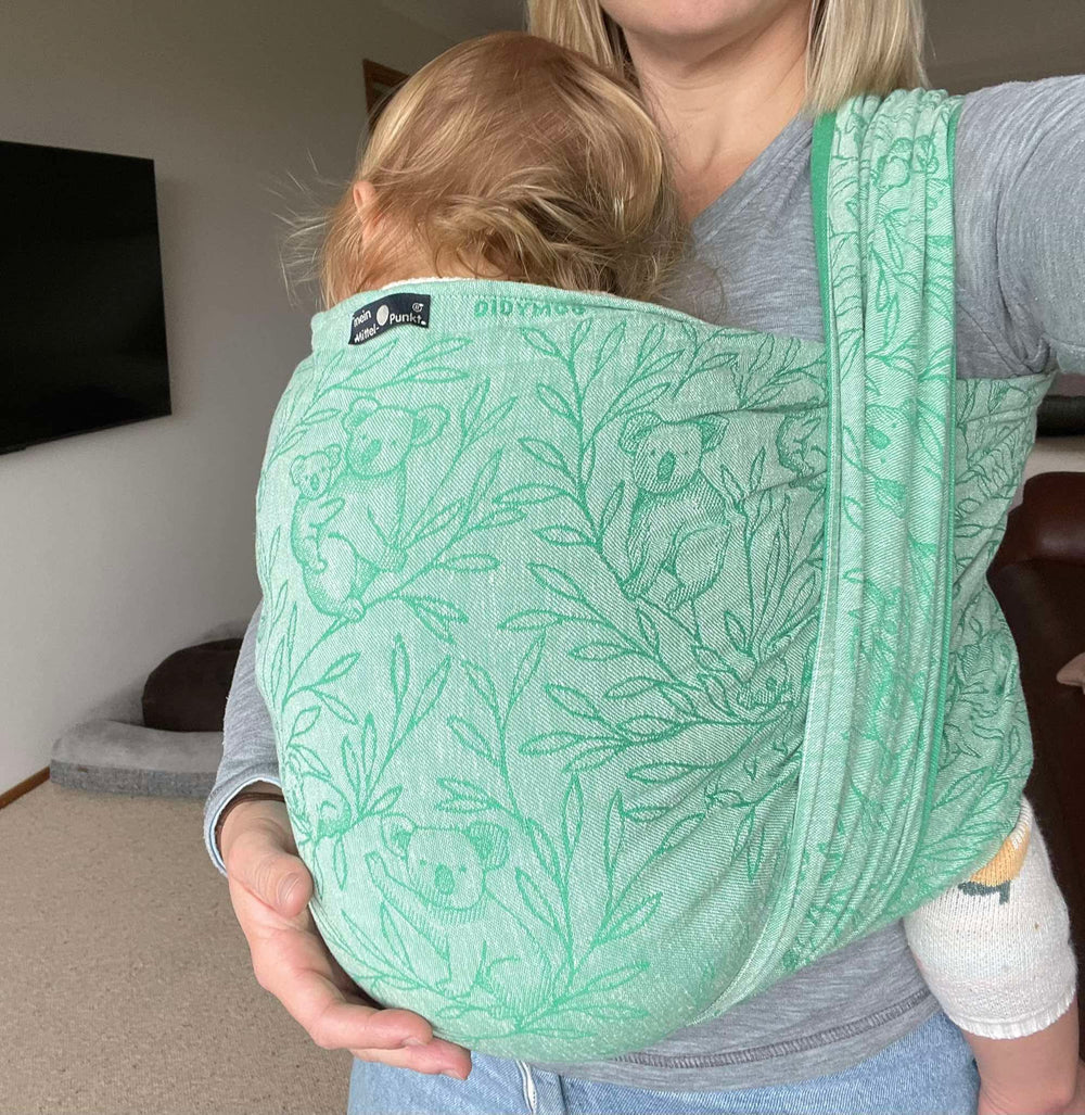 Didymos-Didymos Baby Sling Woven Wrap - Koala Evergreen (Cotton/Hemp) - Cloth and Carry