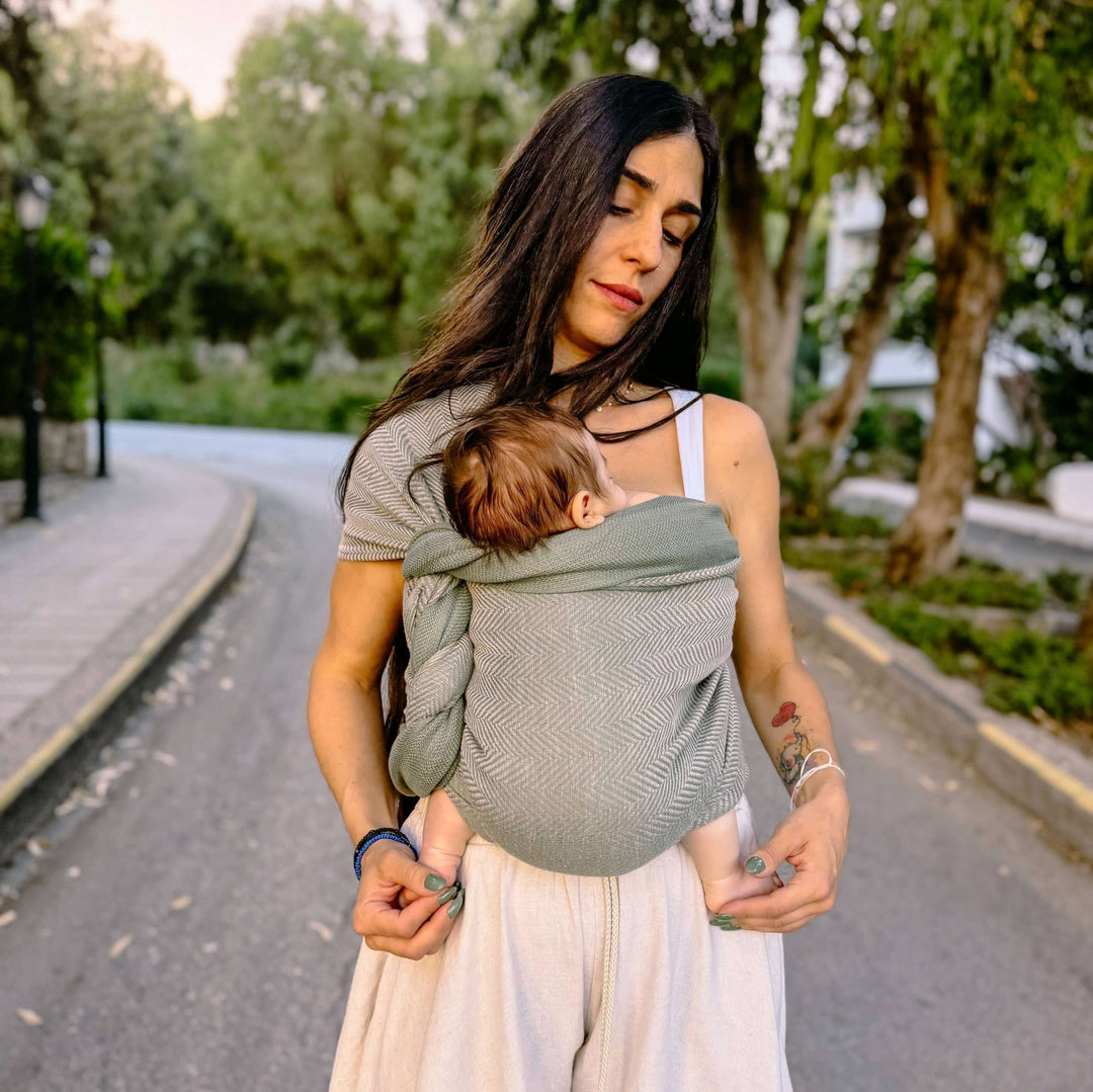 Didymos-Didymos Baby Sling Woven Wrap - Sylvan Nettle (Cotton/Nettle) * Preorder * - Cloth and Carry