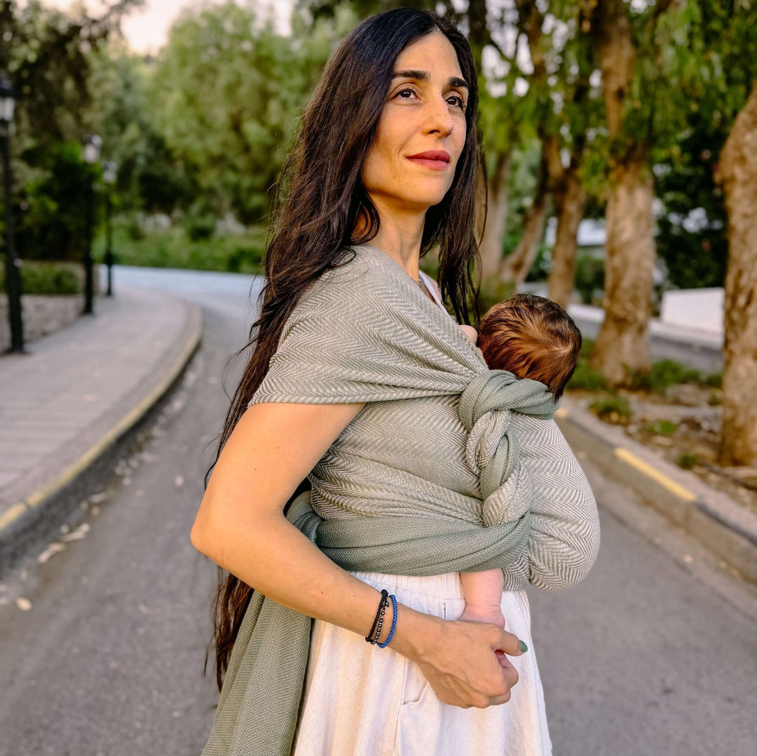 Didymos-Didymos Baby Sling Woven Wrap - Sylvan Nettle (Cotton/Nettle) * Preorder * - Cloth and Carry