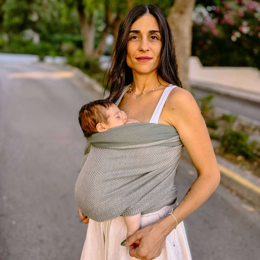 Didymos-Didymos Baby Sling Woven Wrap - Sylvan Nettle (Cotton/Nettle) * Preorder * - Cloth and Carry
