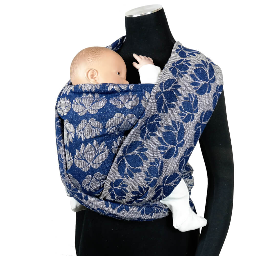 Didymos - Didymos Baby Sling Woven Wrap - Loto Lunea (Cotton/Silk/Hemp) - Size Six - Cloth and Carry