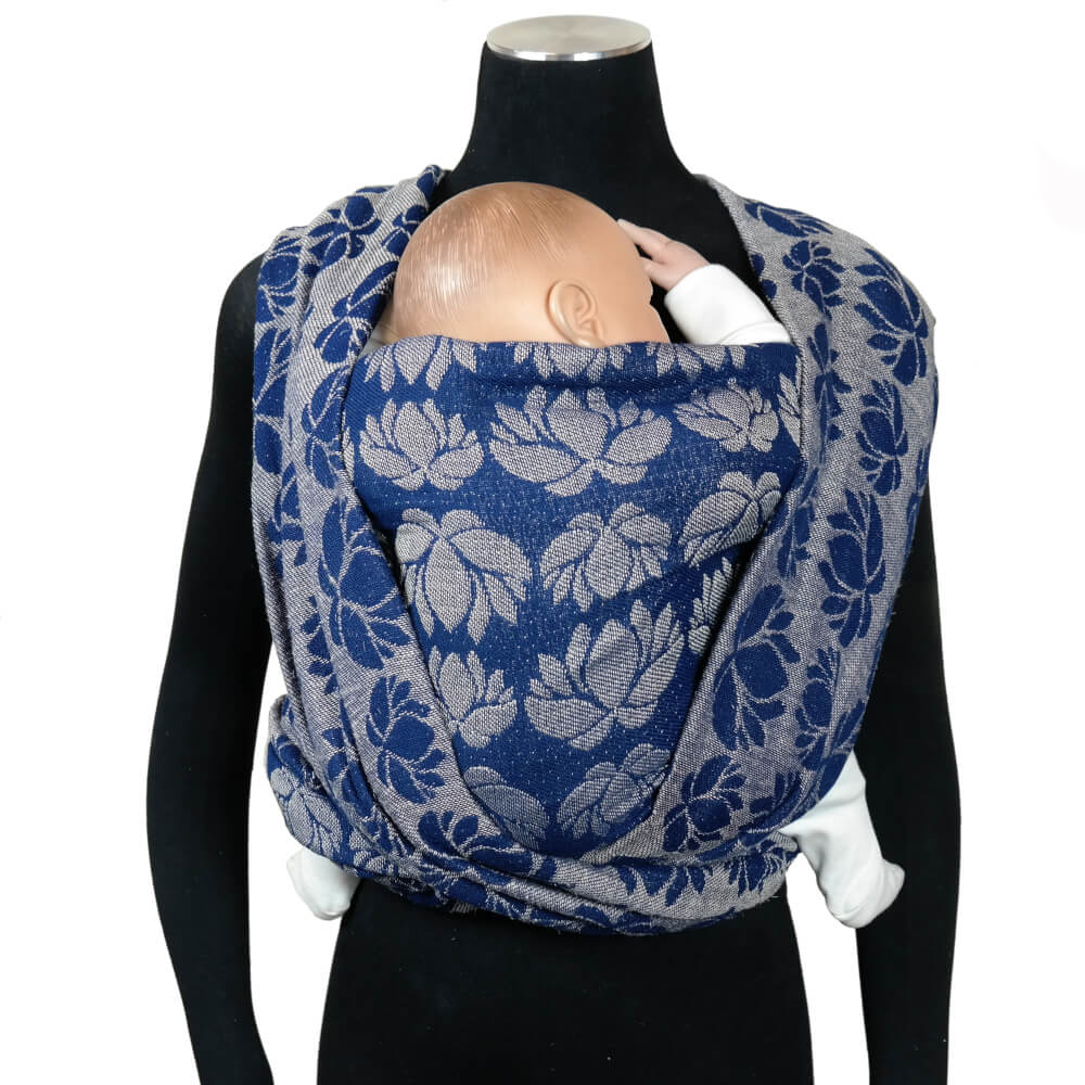 Didymos - Didymos Baby Sling Woven Wrap - Loto Lunea (Cotton/Silk/Hemp) - Size Six - Cloth and Carry
