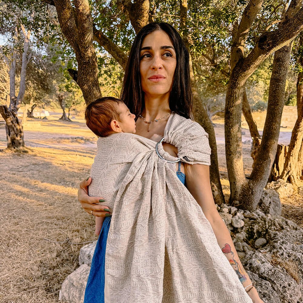 Didymos-Didymos Ring Sling - Anna Rania Embrace (Cotton/Linen) * Preorder * - Cloth and Carry