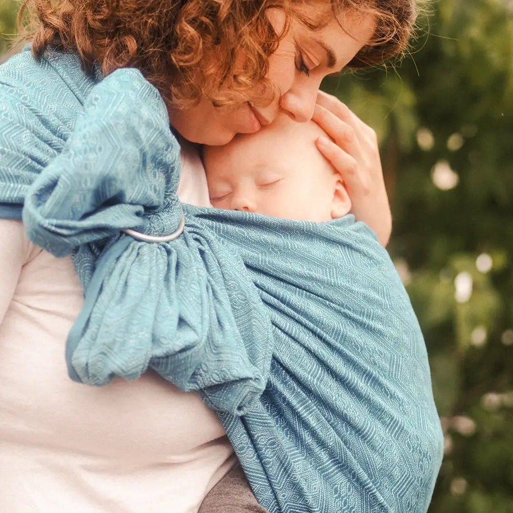 Didymos Ring Sling - Mystic Petrol 1975 (Cotton/Hemp) * Ships in two weeks *