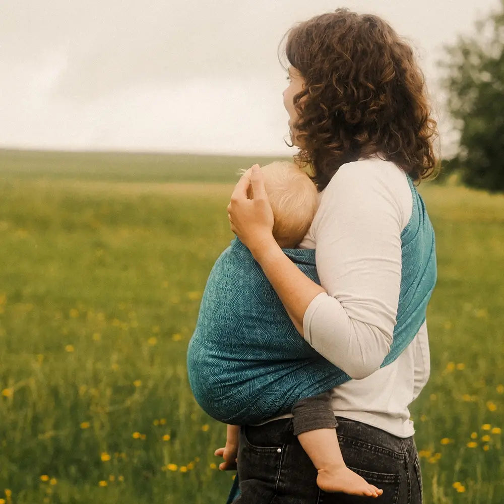 Didymos Ring Sling - Mystic Petrol 1975 (Cotton/Hemp) * Ships in two weeks *