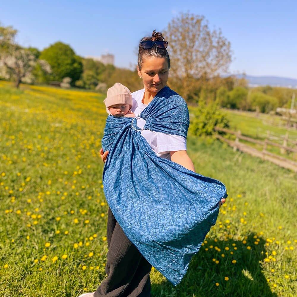 Didymos - Didymos Ring Sling - Mystic Blue 1975 (Cotton/Hemp) (Copy) - Cloth and Carry