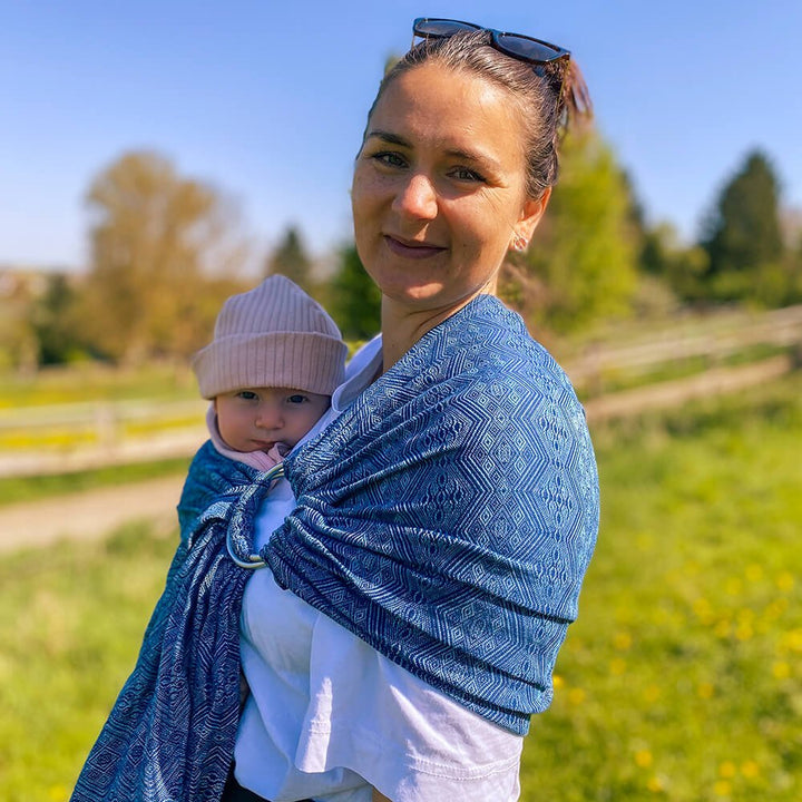 Didymos - Didymos Ring Sling - Mystic Blue 1975 (Cotton/Hemp) (Copy) - Cloth and Carry
