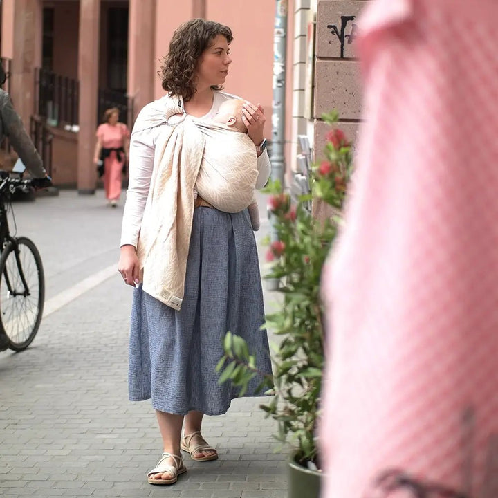 Didymos - Didymos Ring Sling - Trias Pure (Cotton/Tussah Silk/Hemp) - Cloth and Carry