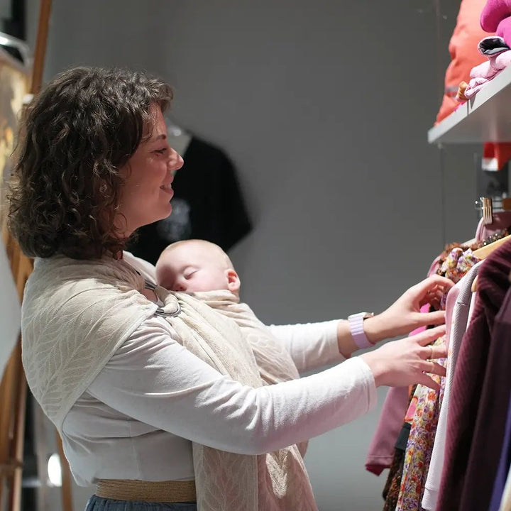 Didymos - Didymos Ring Sling - Trias Pure (Cotton/Tussah Silk/Hemp) - Cloth and Carry